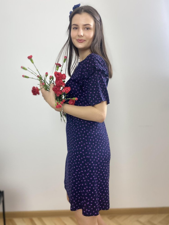 499 Olaya Forex Nachthemd - navy blau