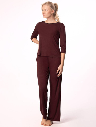 Margot Mix&Match Nipplex Pyjamahose Burgund