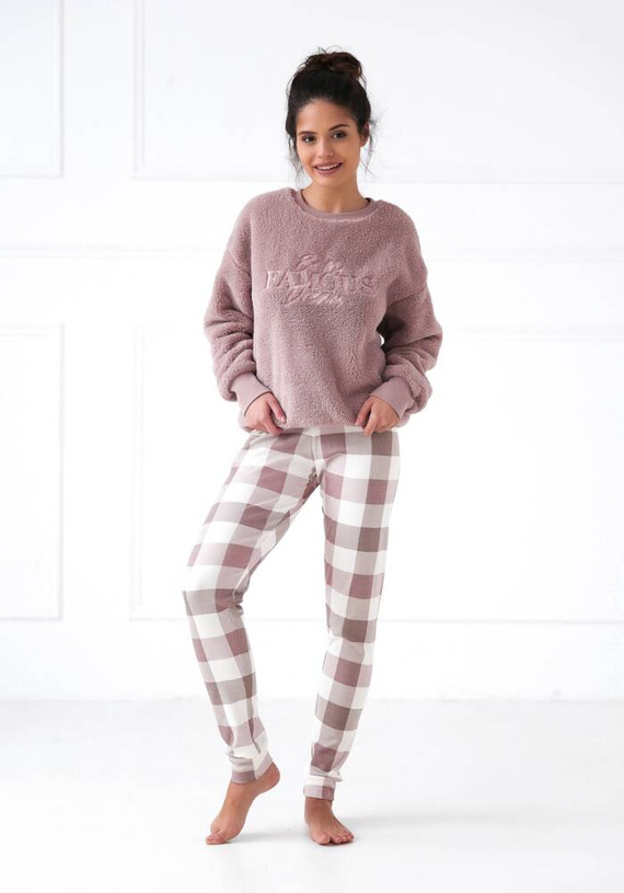 Kaycee Damen Schlafanzug Sensis Interlock - puderrosa