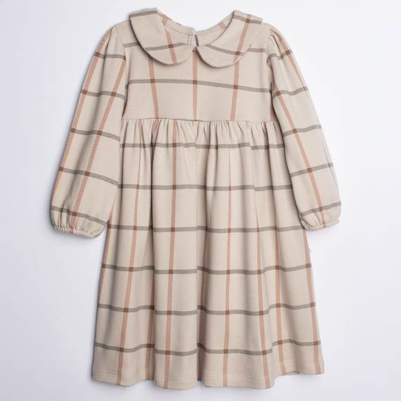 221168 Kiku Nicol elegantes Baumwollkleid kariert für Mädchen