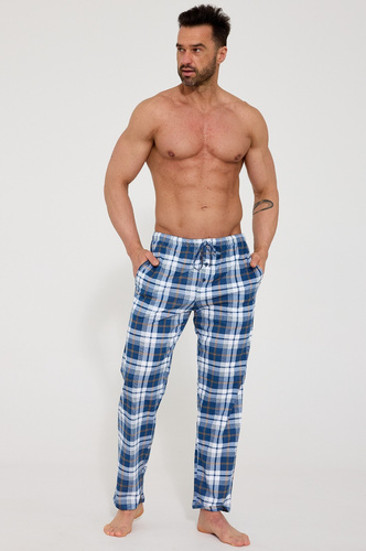 Herren Schlafhose Cornette 691/63 100% Baumwolle kariert Taschen