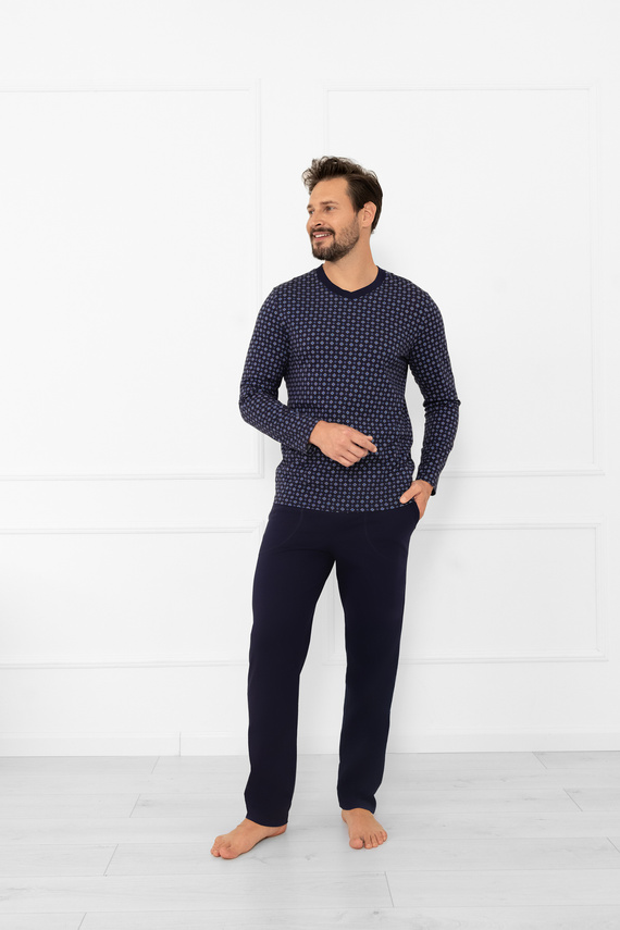 Gerard Italian Fashion Herren Schlafanzug - Baumwolle, langarm und Hose