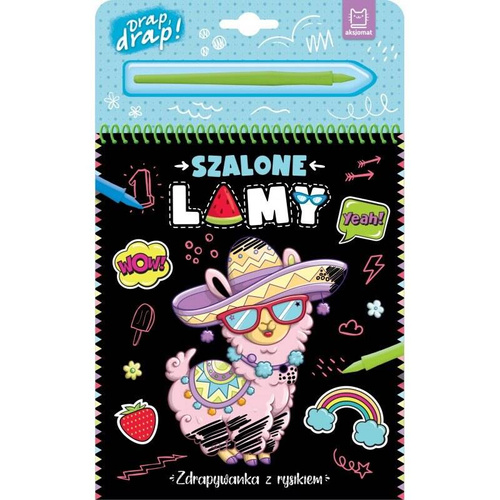 AKS608-1 Crazy Llama-Buch mit Axiom-Stift