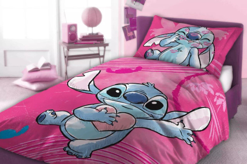 Lilo i Stitch Faro Bettwäsche 100% Baumwolle weiche Kinderbettwäsche