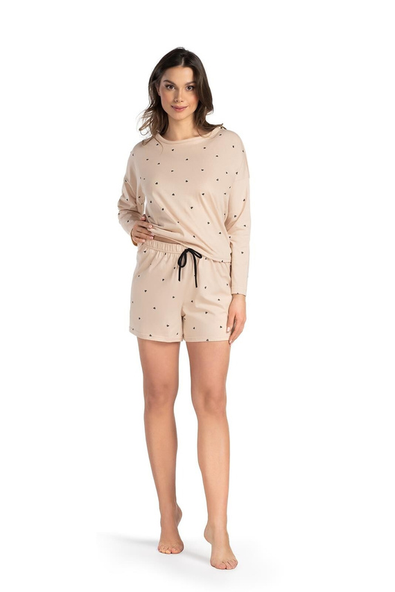 Delphine Belle Reverie Damenpyjama – Beige