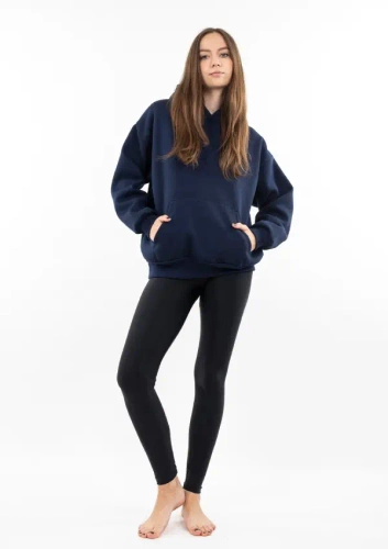 DK-K-B10 DKaren Marineblau – ein Set aus Leggings und Sweatshirt für Damen, bequem und stilvoll