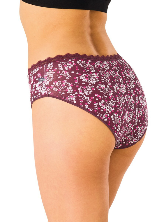 Figi Midi Bikini Key LPC 557 B26 A2 2er-Pack Baumwoll-Slips mit Muster