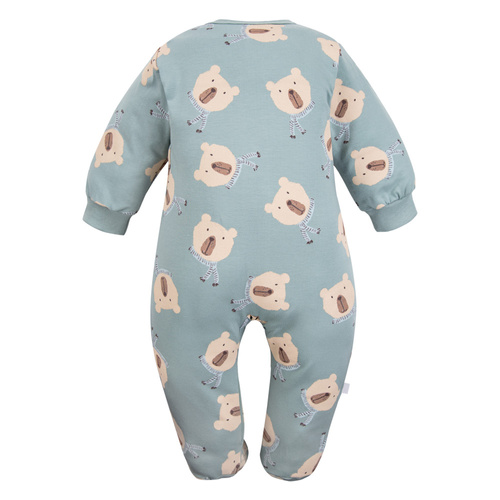 Beary Cool Eevi Babyclown – Salbei in einem Teddybär, Baumwolle, mit Füßen