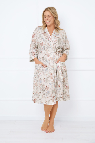 Solita Damenbademantel Italian Fashion - Druck