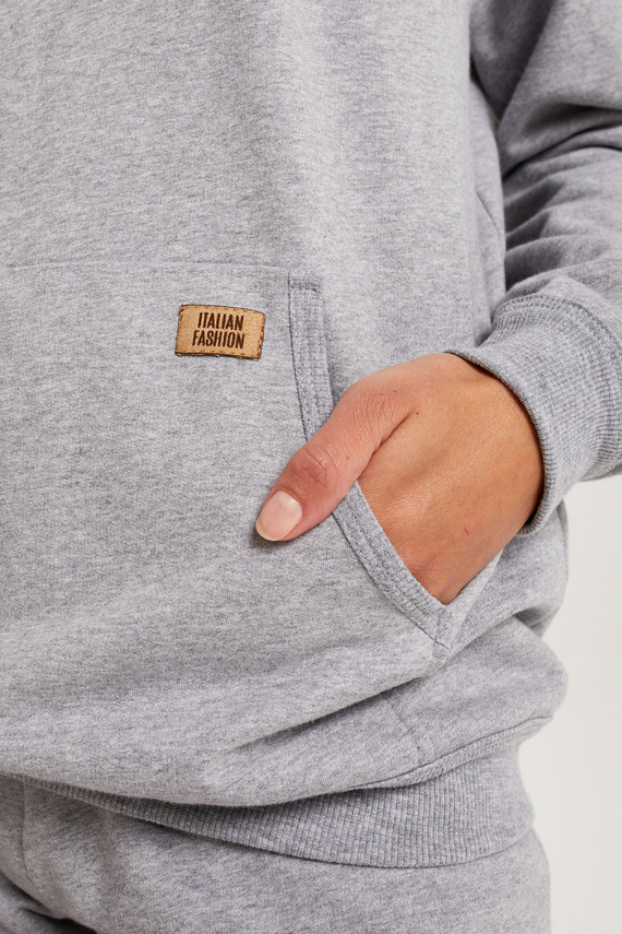 Fox Women's Long Set. ärmel, Länge. hose Italian Fashion - melange