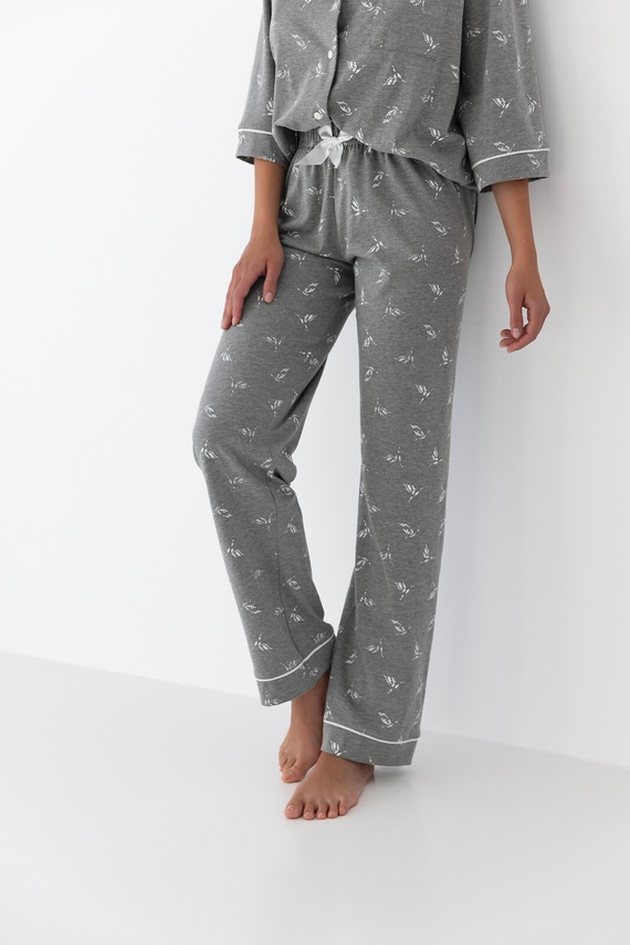 Dora Damen Schlafanzug Sensis - grau