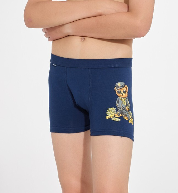 Cornette Kids Boy 700/158, 701/158 Gangsta 2er-Pack Jungen Baumwollboxershorts mit Print