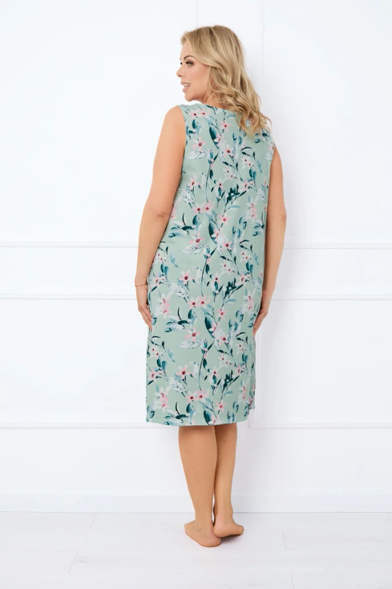 Alwea Nachthemd, breiter Träger Italian Fashion - grün