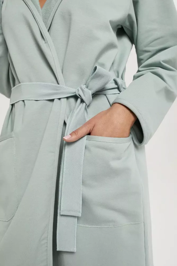 Karina Damenbademantel Italian Fashion - mint