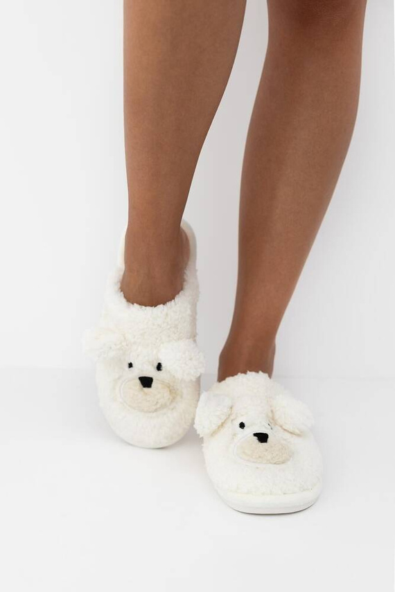 Mary Sensis Damenhausschuhe - weiß