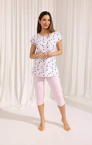 690 Regina Damenpyjama – Ecru