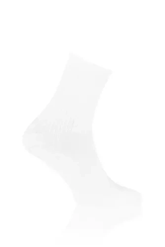 S150D Halbe Frottee lange Socken Italian Fashion - weiß