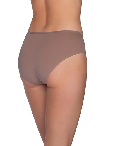 Lama LC-1607 BI Damen Baumwoll-Bikini-Slips Schwarz Mocca 2er-Pack