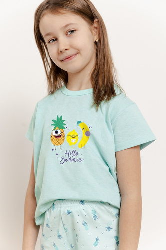 3385 Sweety Pyjama für Mädchen Taro türkis