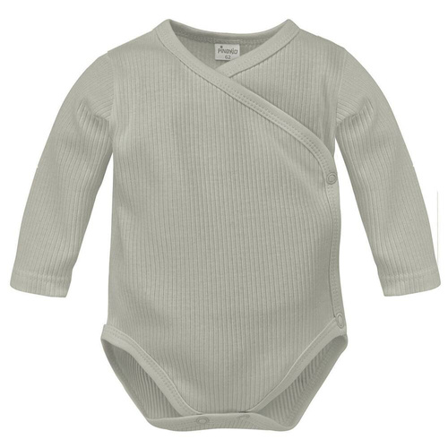 Lovely Day Pinocchio Baby-Body – grau gestreift
