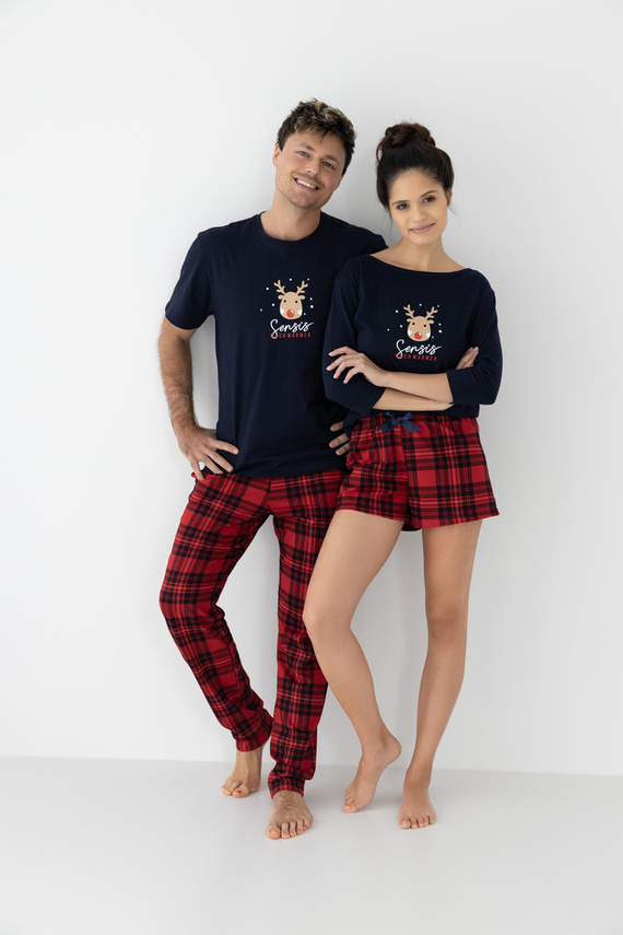 Myrtle Sensis Damenpyjama – Marineblau