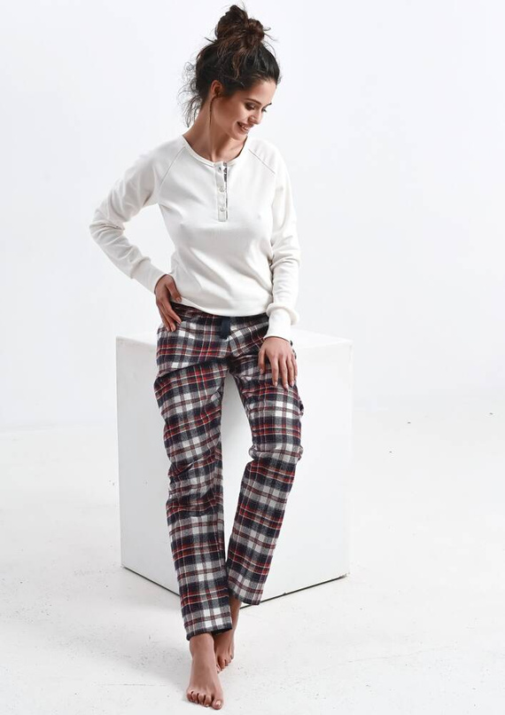 Mollie Damen Schlafanzug Sensis Interlock - creme