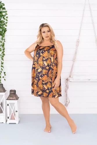 Monstera Damenhemd, schmal geschnitten Italia Fashion - Druck