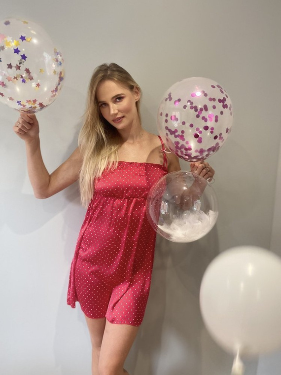 369 Laurine Nachthemd - Himbeere