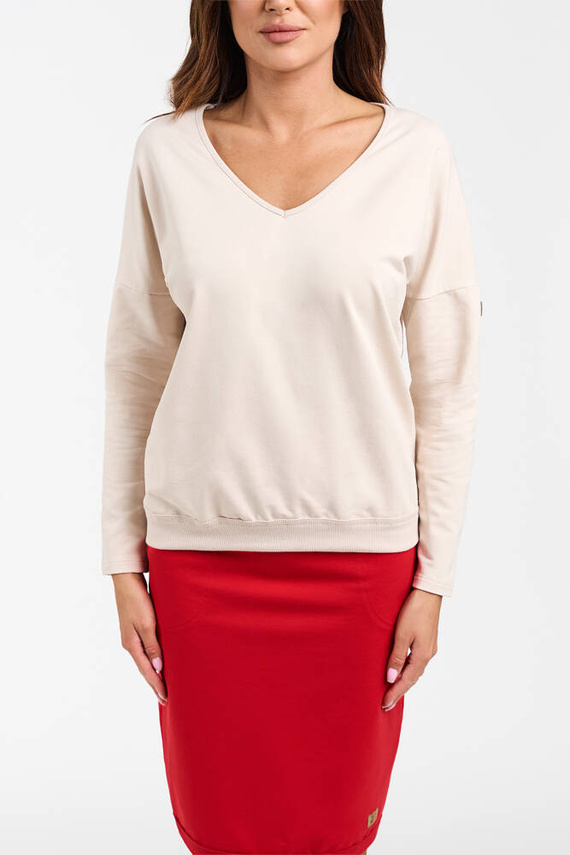 Karina Damen Midirock Italienische Mode - rot 