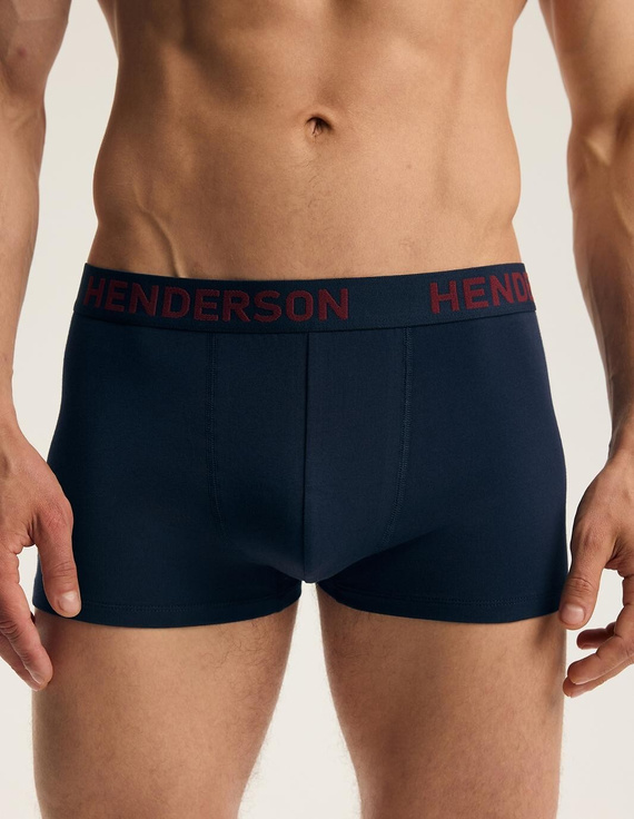 Henderson Herren Boxershorts 46101 Fawn 2er-Pack Baumwolle mit breitem Logo-Bund