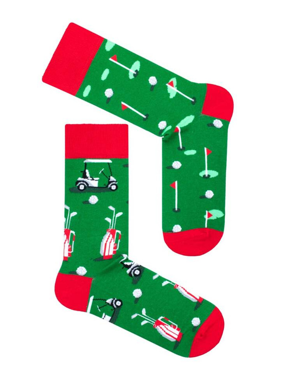 0125-051 Milena Herren-Golfsocken – grün