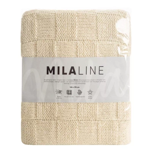 Plaid 2 Decke Tagesdecke Eurocurtains beige