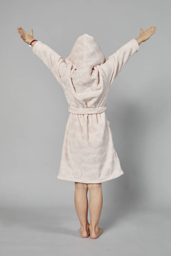 Drina Mädchen Bademantel Italian Fashion - - rosa 