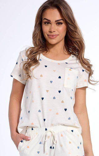 675/307 Amy Cornette Damenpyjama in Ecru