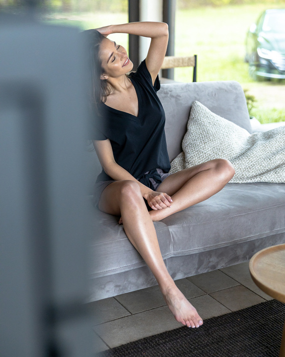 Sensis Susan Brown Damen Schlafanzug - braun