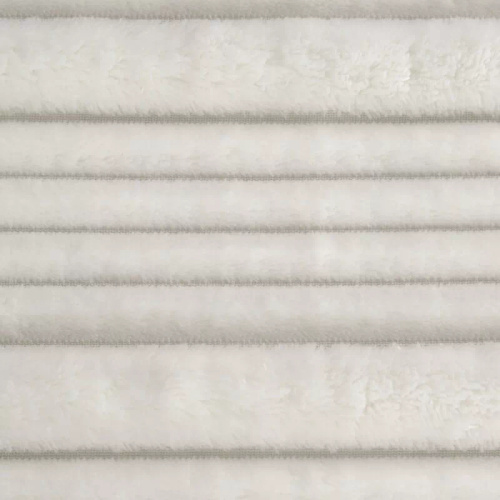 Kuscheldecke Nina 220x200 Flanell 3D weich Eurofirany 300 GSM weiß