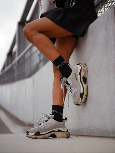 0200-125 90er Baby Milena Damensocken – schwarz