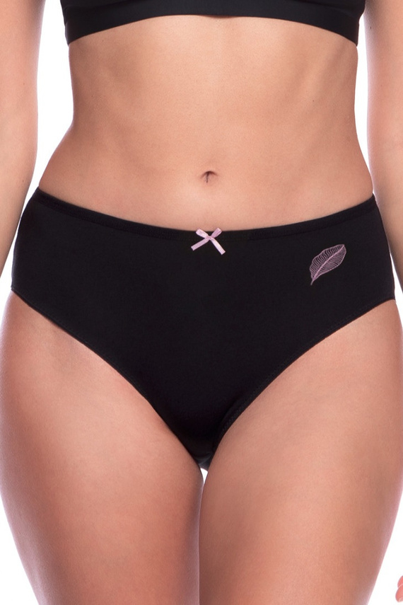 Lama L-122BI-70 Damen Bikini-Slips 3er-Pack Baumwolle Pastell Komfort