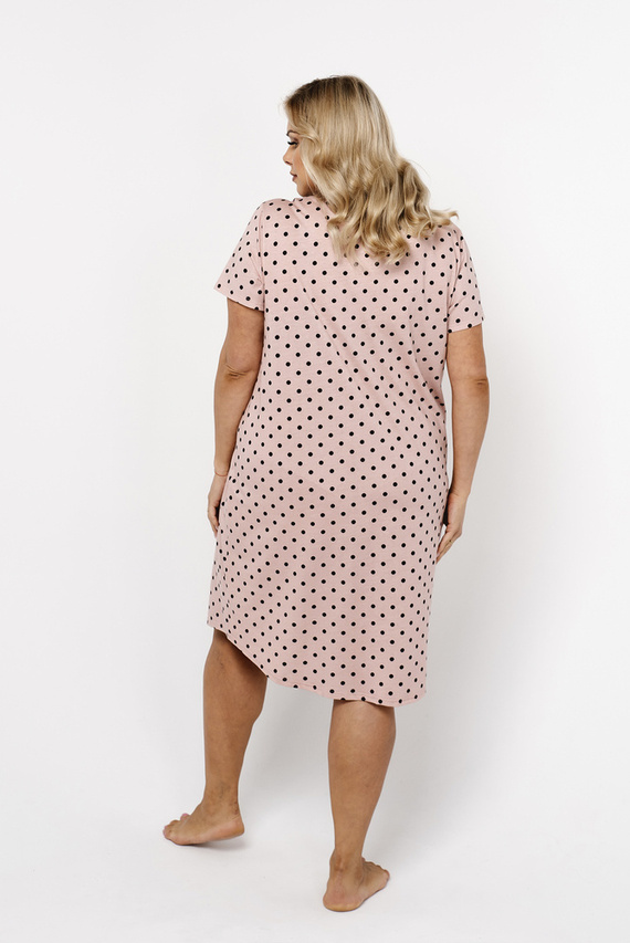 Buscato Kurzarm Nachthemd Italienische Mode - Druck