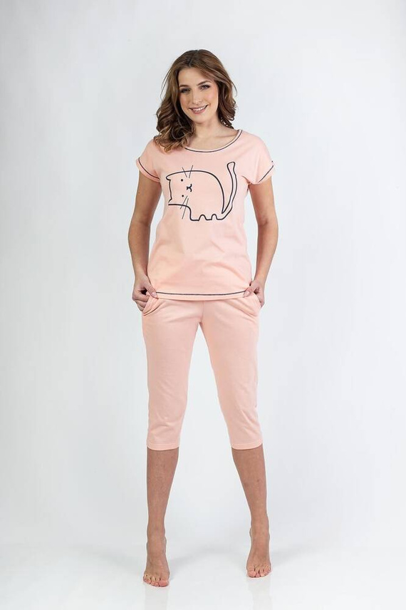 686 Regina Damenpyjama – Aprikose