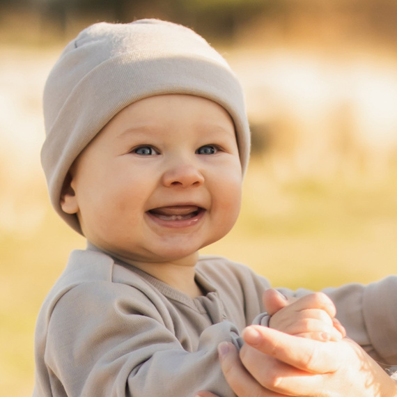 Merinomütze aus Eevi-Merinowolle – beige