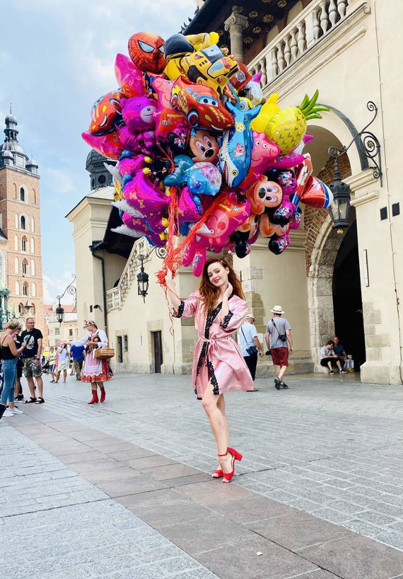 929 Kleoree Damenbademantel De Lafense - rosa