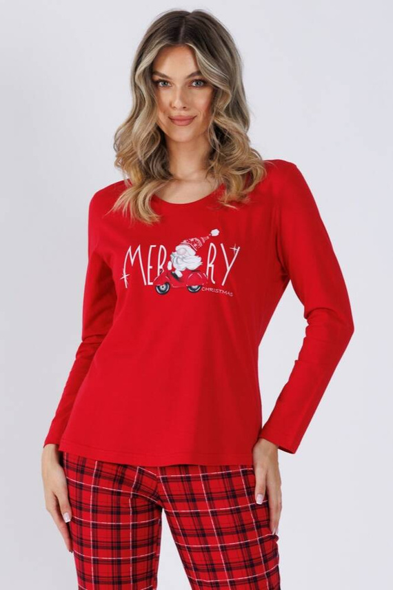 1530 Palia Leveza Damenpyjama rot