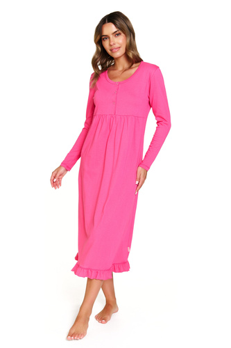 7318 Doctor Nap – Umstands- und Stillnachthemd aus Baumwolle | Polnische Produktion - Pfingstrose