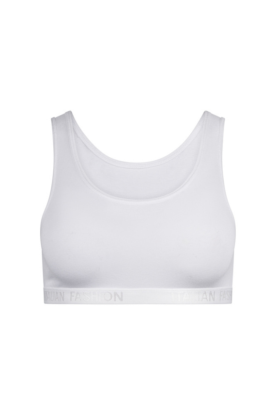 Nikola Mädchen-BH, breiter Träger Italian Fashion- weiß
