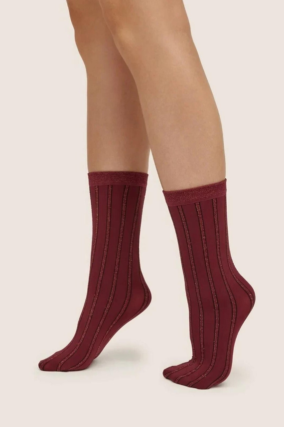Gabriella Oria 1263 Black Damenstrümpfe 70 DEN mit 3D-Muster