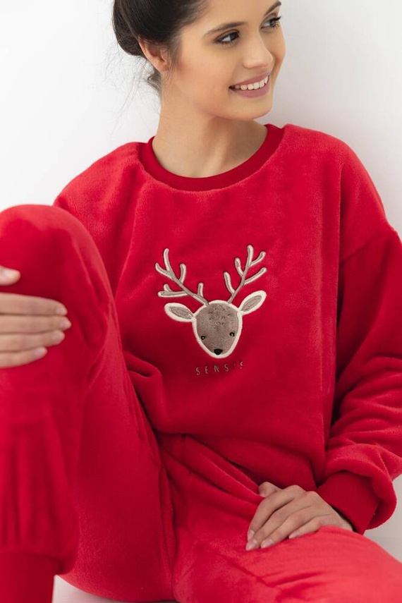 Sensis Harriet Damen Schlafanzug - rot