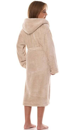 2434 LO L&L Kinderbademantel – Angora