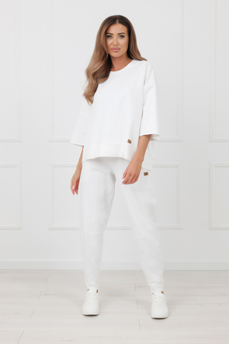 Sweatshirt Kaori Italian Fashion 3/4-Arm Baumwolle