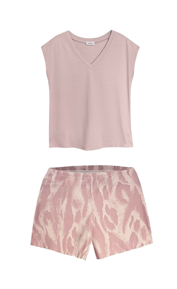 Damen-Pyjama Noa PC71 Mefemi by Nipplex Baumwolle Kurze Hose